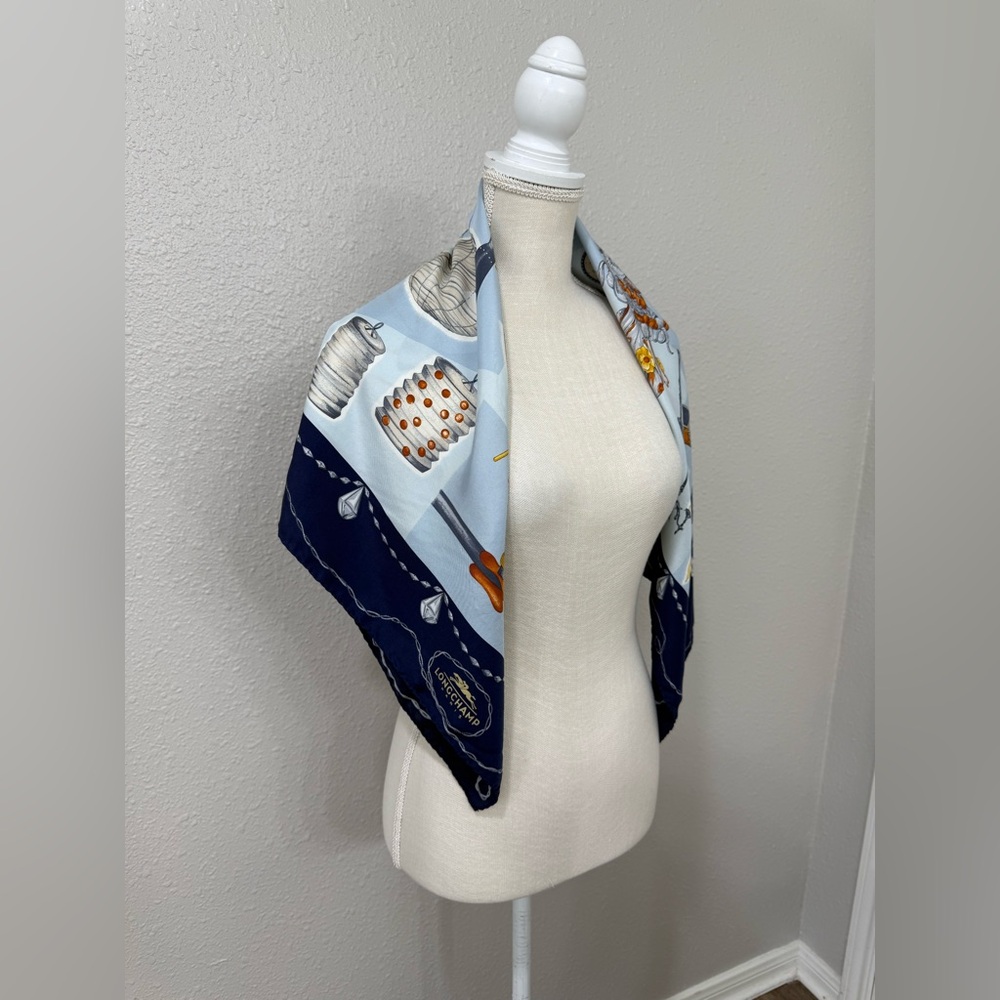 Longchamp Silk Scarf - Picture 2 of 11